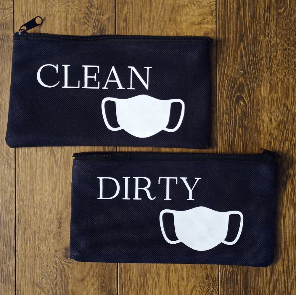 Mask organization pouches